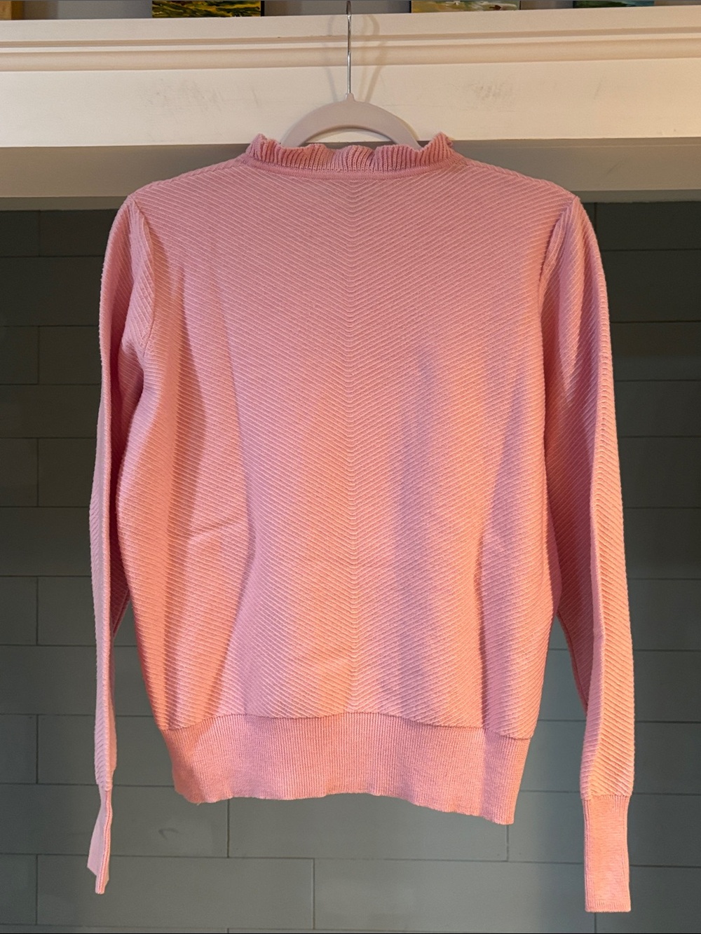 J. Crew Ruffle-neck pullover sweater - Picture 5 of 7